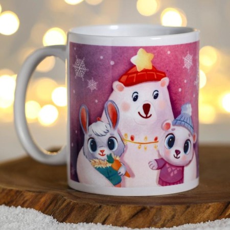Mug "Let the winter be warm" beasts