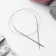The knitting needles are circular, for knitting, with a metal cable, d = 3.5 mm, 14/80 cm