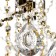 Elizabeth chandelier 4KHE27 40W bronze 40x40x40 cm Bayerlux