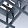 Olympia chandelier, 8x60W E27, gray color, chrome