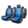 Autoshekhli university Autoprofi TT-902P BK/BL (M), polyester, a set of 9 items, front row, rear row, black/blue
