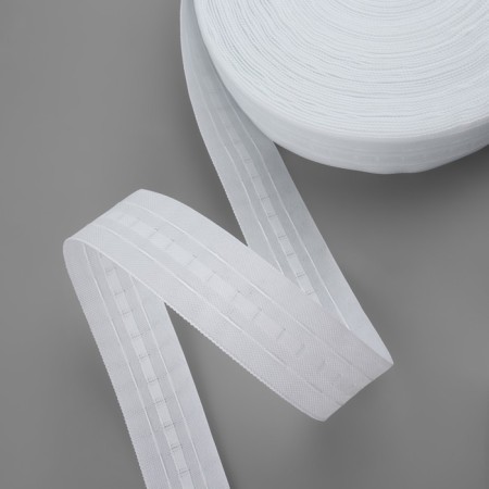The curtain tape is classic, matte, 4 cm, 100 ± 1 m, white color-4