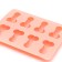 Silicone form "18+", 13 x 18; 3.5 x 4.5 cm, pink