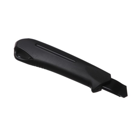 Chancellery knife 18 mm, black + black blade 1 piece-7