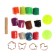 Modeling dough. Large game set: 12 colors