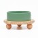 Ceramic bowl on a stand 450 ml 13 x 5 cm, sulfur