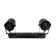 Lumber of the overhead overlaid ambrella like, move, TA106, GU10, black color