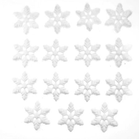 The basis for creativity and decoration "Snowflake", set of 15 pcs., Size 1 pc. - 8 × 8 × 1.5 cm-1