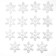 The basis for creativity and decoration "Snowflake", set of 15 pcs., Size 1 pc. - 8 × 8 × 1.5 cm