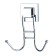 Double hook EF236 self -adhesive, color chrome