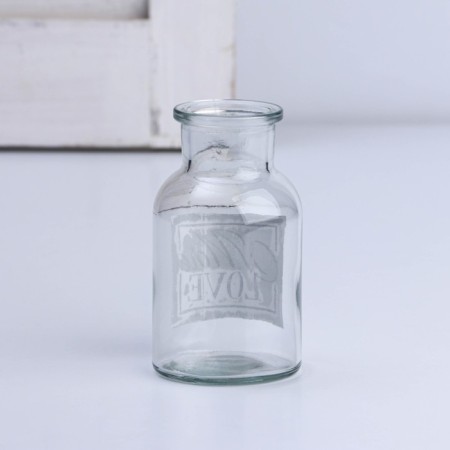 Vase for flowers glass "More Love", 125 ml.-2