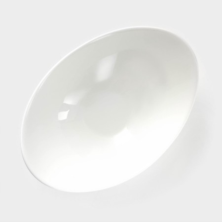 Porcelain salad Wilmax olivia, 13 × 9 cm, white color-1