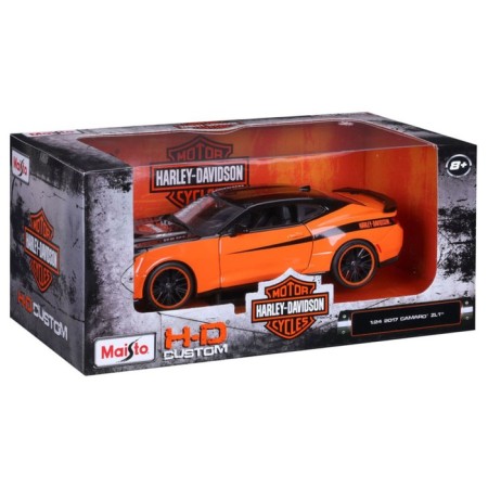 MASTO DIE-CAST Harley-Davidson 2017 Camaro ZL1, 1:24, Black-Orange color-10
