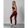 Sports suit female, size 46, burgundy color