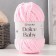 Yarn "Dolce Baby" 100% micropoliester 85m/50 g (750 pink)