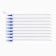 Set the handle write-stand and rods "anime", blue paste, 0.5 mm
