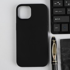 Red Line Ultimate case for iPhone 14, silicone, microfiber, black