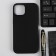 Red Line Ultimate case for iPhone 14, silicone, microfiber, black