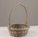 A set of baskets, 40x14/45 cm, 34x14/43 cm, 28x12/28 cm, willow