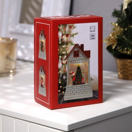 LED figure "Santa Claus" 7.5 × 12.5 × 4.9 cm, plastic, batteries AAAX2 (not in the kit), glow warm white-3