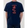 Male T-shirt, size XL, dark blue color