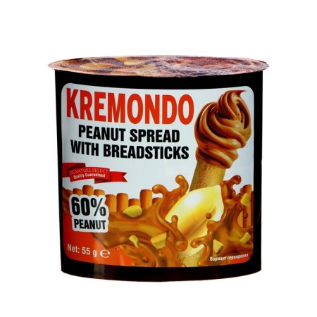 A set of paste of peanut and bread sticks Kremondo, 55 g