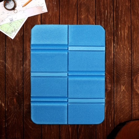 Tourist folding rug "for fishing", 38 x 27 cm, blue color-2