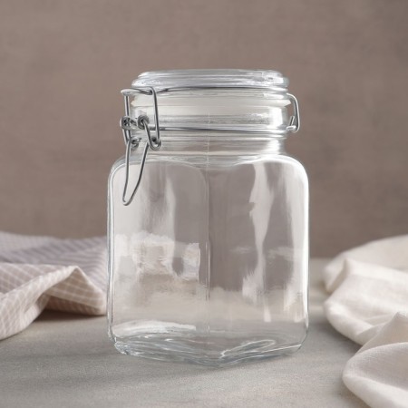 Bank for bulk products Cremlin, 1.05 l, with a lid