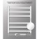Electric towel Indigo Oktava Slim 3, 600x500 mm, hidden installation, white
