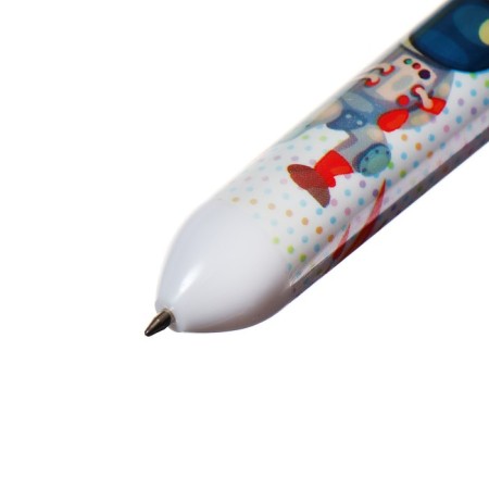 Automatic ballpoint pen "Cosmonaut", 10 color, mix-2