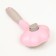 Popular plastic with self -cleaning function, 9 x 18.5 cm, pink