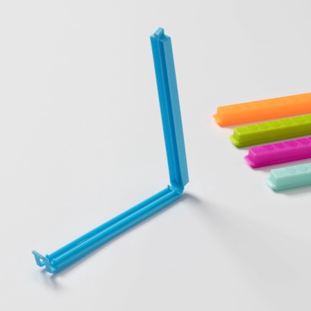 Clamps for packages of a share, 14 cm, 5 pcs, color mix-4