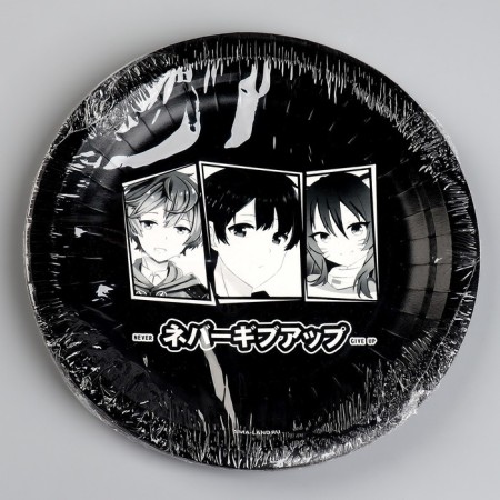 Disposable paper plate "anime", 18 cm-4