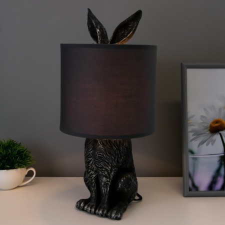 Bunny table lamp E27 40W silver 20x20x43.5 cm Risalux-1