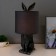 Bunny table lamp E27 40W silver 20x20x43.5 cm Risalux