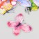 PVC stickers "Butterflies and watercolor" set 40 pcs 8x7 cm