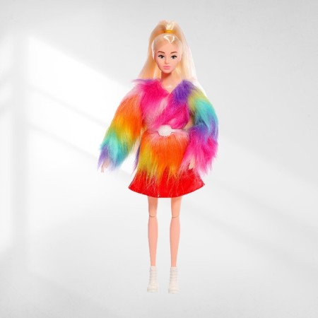Clothing and accessories for dolls: skirt, top, jacket-7