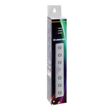 The LED lamp with the engine sensor., 6 LED, 50 lm, 3.5 watts, from BAT. 3*aaa, 6500k, white-6