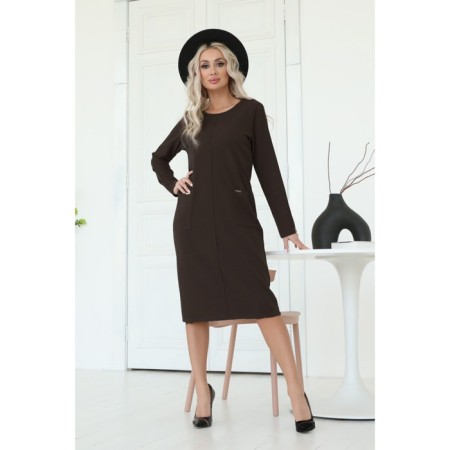 Women's dress, size 52, brown color