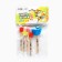 Drawing brush sponge set of 5 pieces, colored, curly "cat-articulate"
