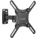 Kromax Corbel-4 Black 15 "-42" Max.25kg, wall turning and 107047