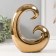 Souvenir Ceramics "Abstraction. Amulet" Gold 17x5.5x19 cm
