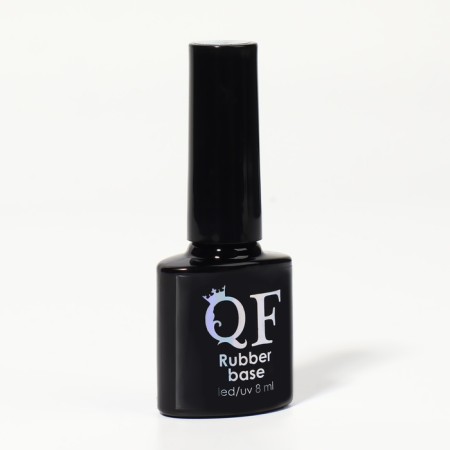 Nail base, rubber, 8 ml, LED/UV, transparent color-2