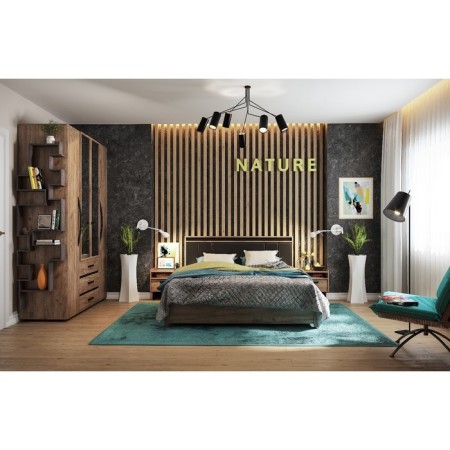 Cleat cabinet NATURE 41, 484 × 358 × 475 mm, Tabachi oak color Craft-6