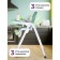 Children's stool for children's farfello dreamy, evergreen color