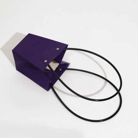 Flower bag purple moisture-resistant, 12 x 12-8 x 8-12.5 cm-2