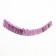 Garland "rain" with sticky tape, 2 meters, pink color