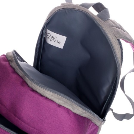Youth backpack, 38 x 28 x 19 cm, ergonomic back, calligrata e "cat"-15