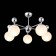 Ceiling EVOLUCE lamp. Sle106102-05. Pechio. 5x60 watts, E27, 63x63x34 cm, chromium color