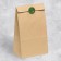 Stickers for gifts and colors, "Ecologically", 4 x 4 cm, 11 m - 252 pcs.